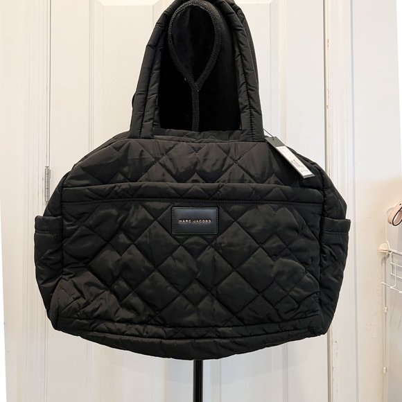 Marc Jacobs Quilted Nylon Large Weekender NWT - Picture 1 of 13